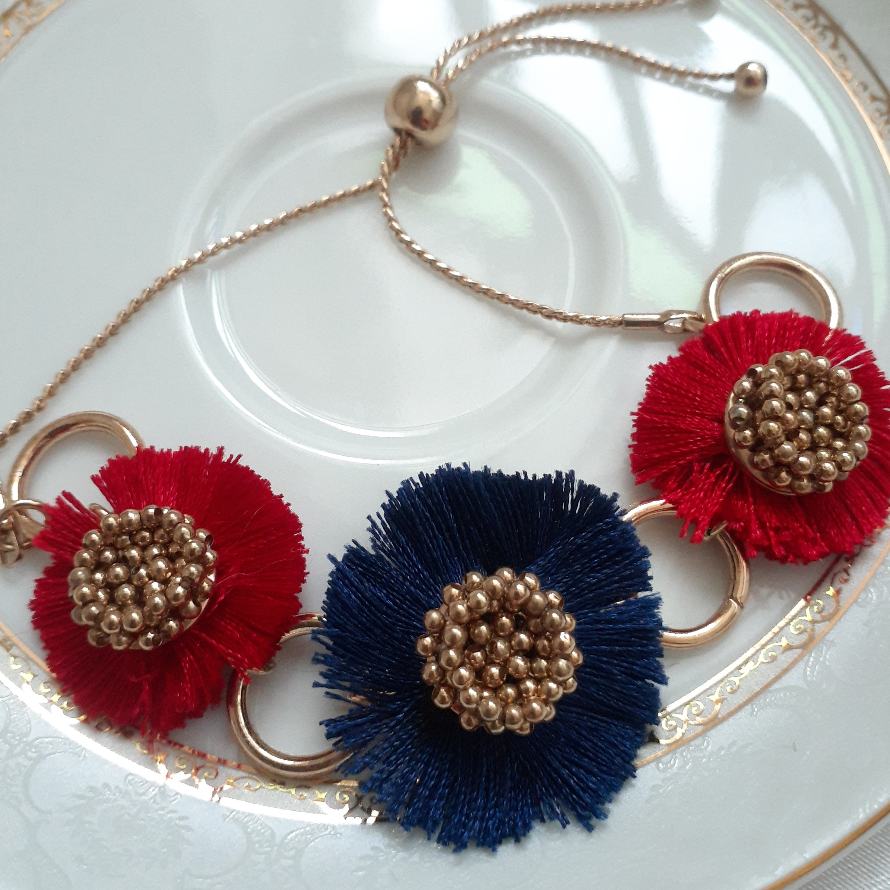 ست دستبند و انگشتر طرح خاص 