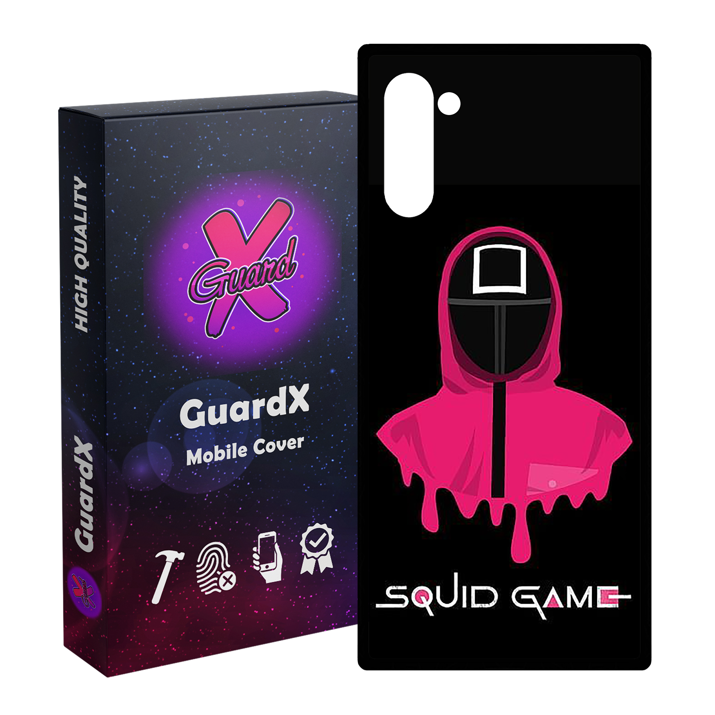 کاور گارد ایکس طرح بازی مرکب مدل Glass10404 مناسب برای گوشی موبایل سامسونگ Galaxy Note 10