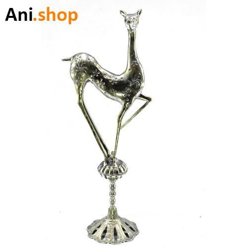 دکوری زرافه برنجی کد AM29