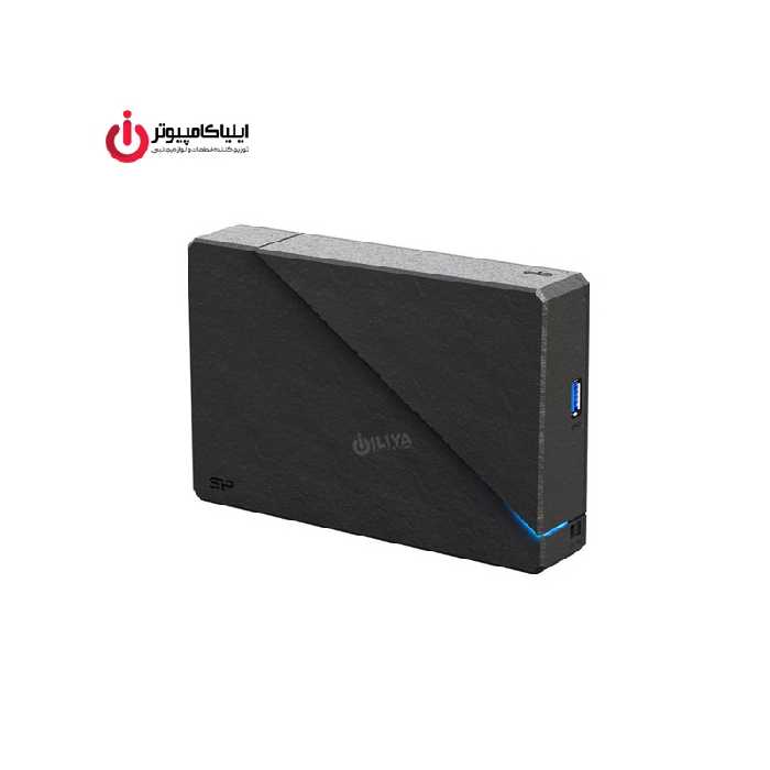 هارددیسک اکسترنال آداپتوری سیلیکون پاور مدل STREAM S07 ظرفیت 8 ترابایت