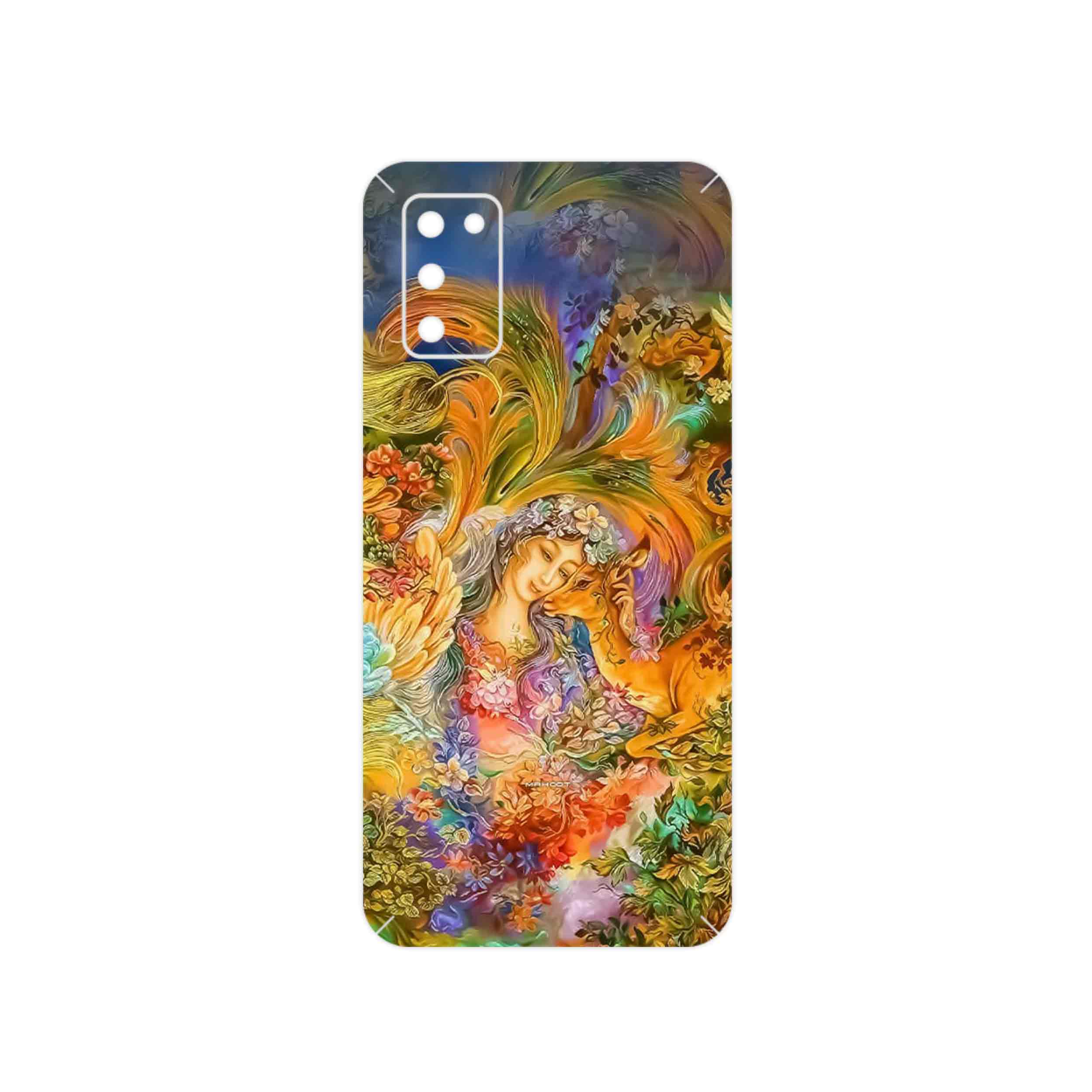 برچسب پوششی ماهوت مدل Persian miniature 3 مناسب برای گوشی موبایل سامسونگ Galaxy A03S