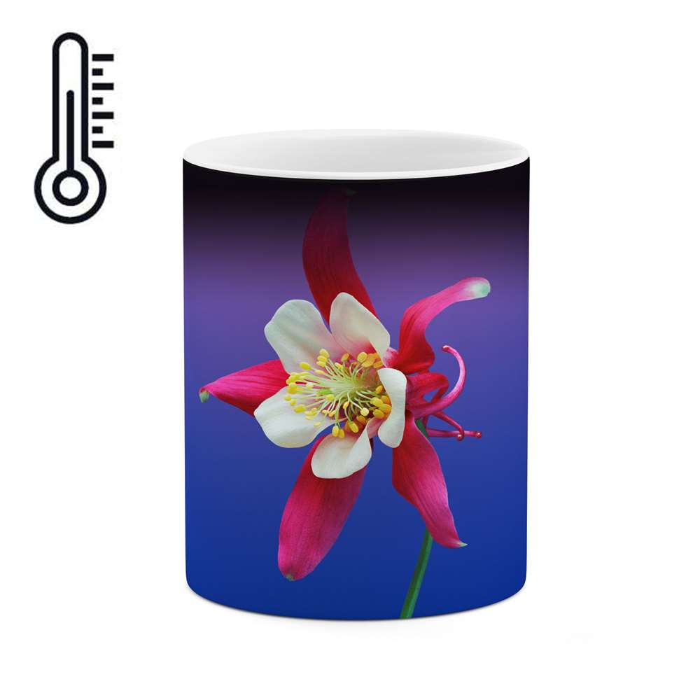 ماگ حرارتی طرح گل مدل mgph11784