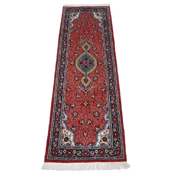 فرش دستباف کناره طول دو متر سی پرشیا کد 174249 