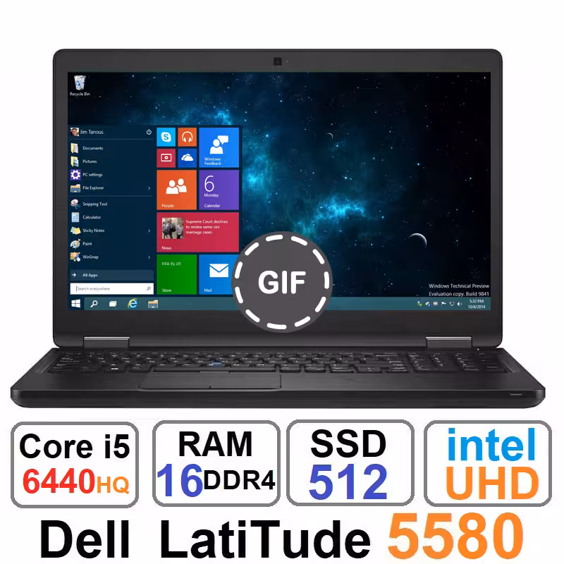 لپ تاپ Dell Latitude 5580 Core i5 6440HQوSSD512