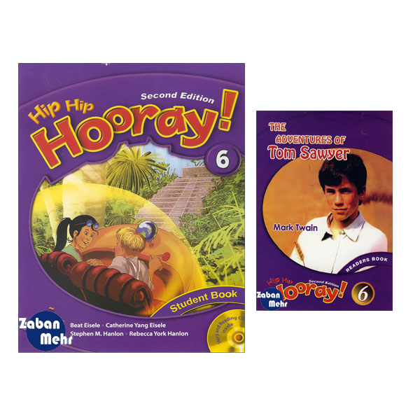 کتاب Hip Hip Hooray 6 Student Readers Book اثر جمعی از نویسندگان انتشارات زبان مهر 2جلدی