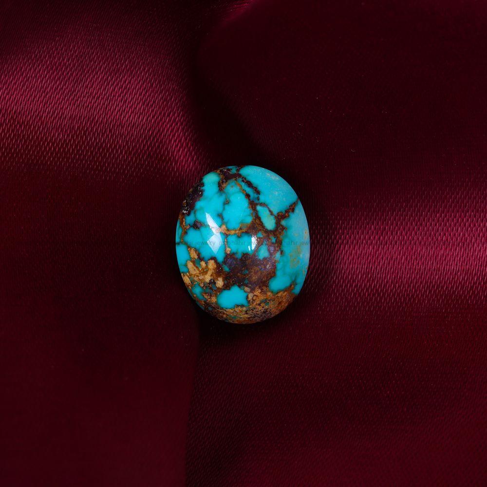 نگین فیروزه شجری کد 11599 - جواهری مشاهیر