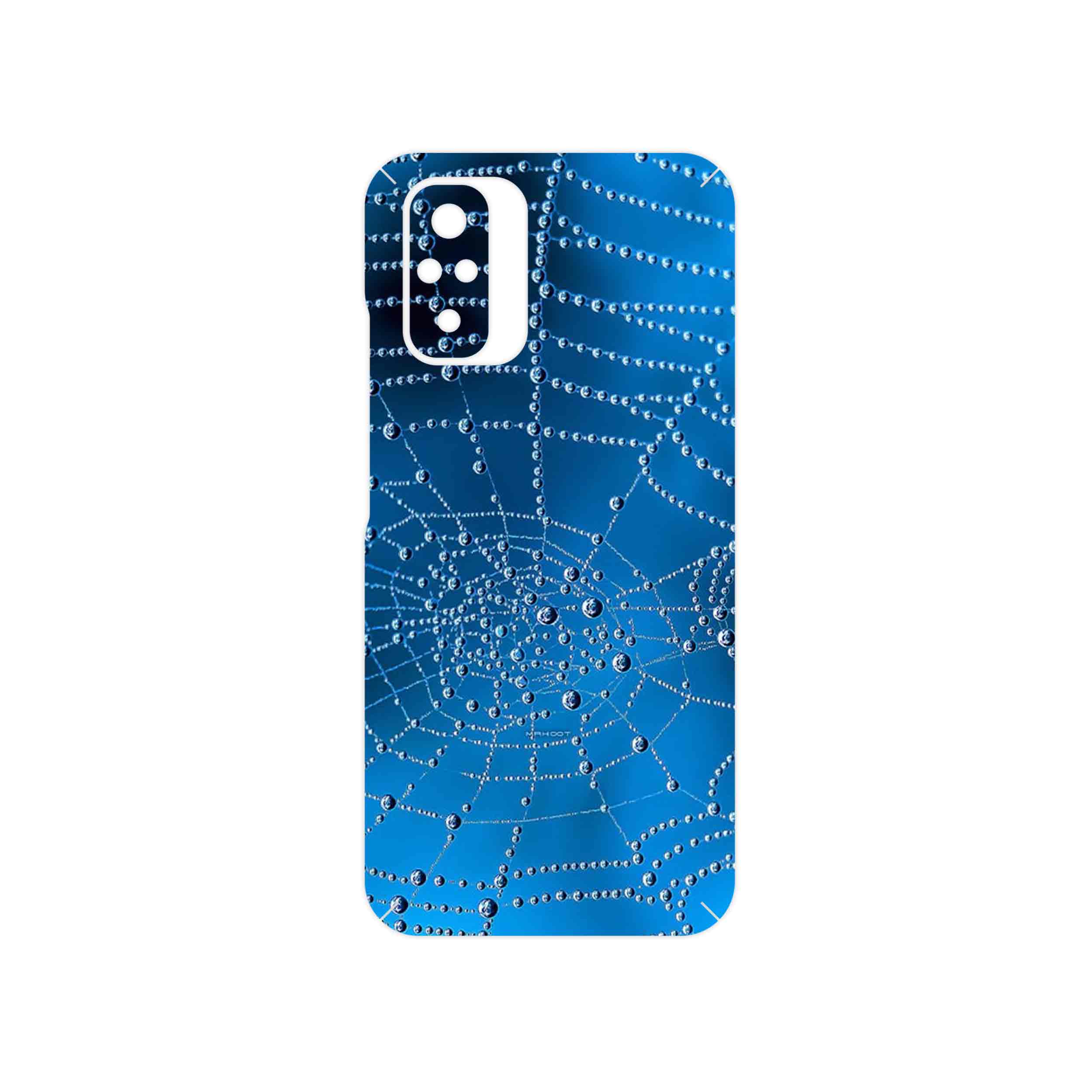 برچسب پوششی ماهوت مدل Spider web مناسب برای گوشی موبایل شیائومی Redmi Note 10
