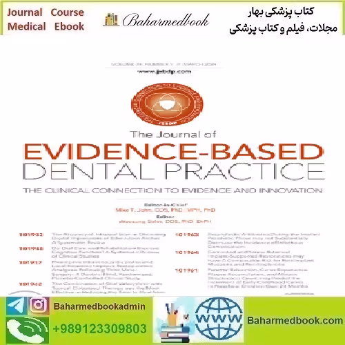 Journal of Evidence Based Dental Practice Volume 24 Issue 1 202