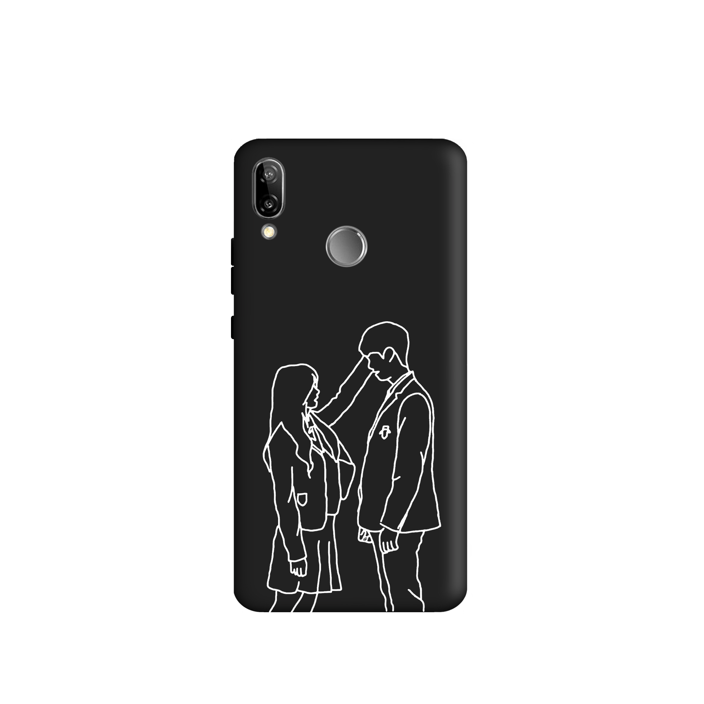 کاور طرح عاشقانه مینیمال کد u1366 مناسب برای گوشی موبایل هوآوی Nova 3E / P20 Lite