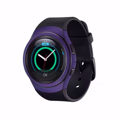 برچسب ماهوت طرح Matte-BlueBerry مناسب برای ساعت هوشمند سامسونگ Galaxy Gear S2