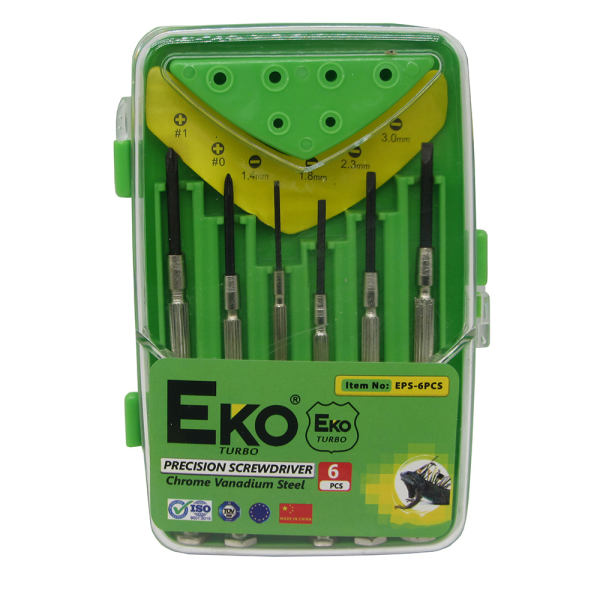 مجموعه 6 عددی پیچ گوشتی ساعتی اکو مدل EPS-6PCS