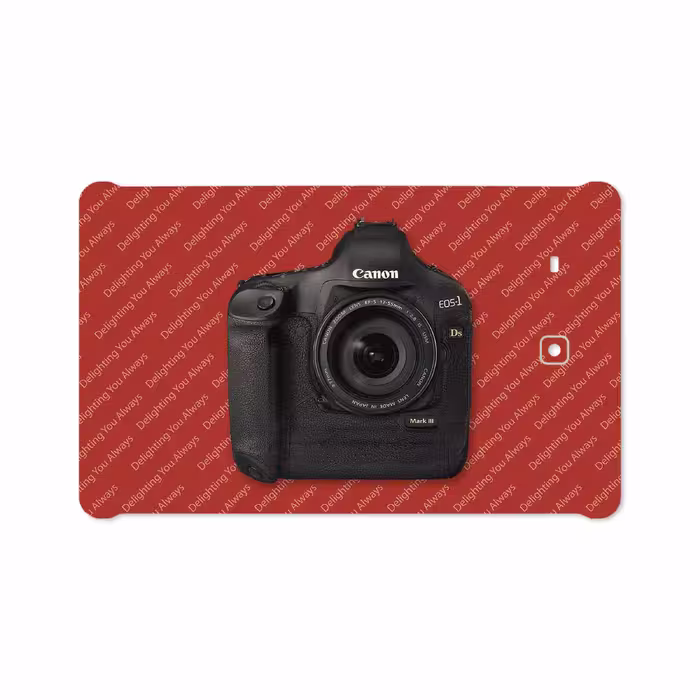 برچسب پوششی ماهوت مدل Canon-Logo مناسب برای تبلت سامسونگ Galaxy Tab E 9.6 2015 T560
