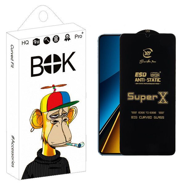 محافظ صفحه نمایش بوک مدل SuperX Pro مناسب برای گوشی موبایل شیائومی POCO M5/X5/X6/RM10 5G/10A/20A/A15s/Sam A9/SAM A03/A13 4G/5G/A23 4G/5G/F23 5G/M13 5G/23/32 5G/M33 5G/A32 5G/A12/F12/F13 | کالا برتری