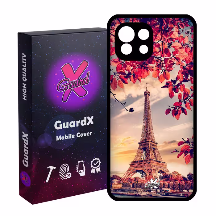 کاور گارد ایکس طرح Eiffel Tower مدل Glass10125 مناسب برای گوشی موبایل شیائومی Mi 11 Lite