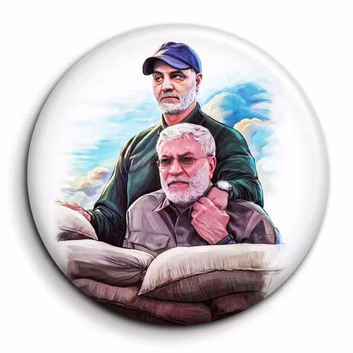 پیکسل گالری باجو مدل سردار شهید حاج قاسم سلیمانی کد 30