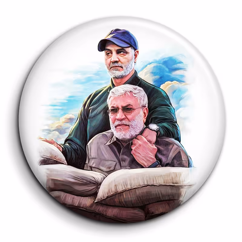 پیکسل گالری باجو مدل سردار شهید حاج قاسم سلیمانی کد 30