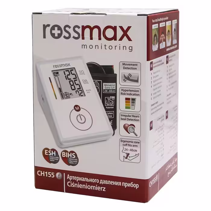 فشارسنج دییجیتال بازویی رزمکس Rossmax ch155f 