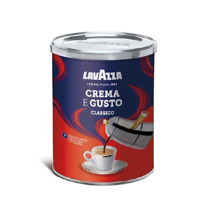 قوطی قهوه لاوازا کرما گوستوکلاسیک 250 گرمی | قهوه لاوازا اصل | فروشگاه کافی سل
