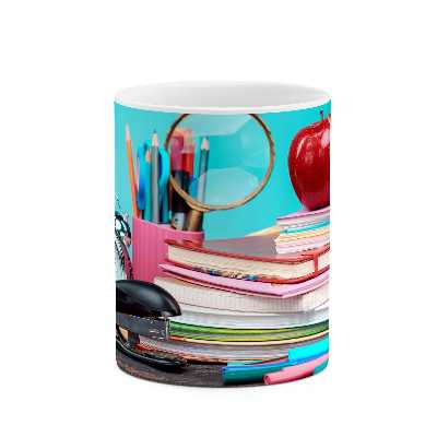 ماگ طرح درس و مشق مدل mug01063