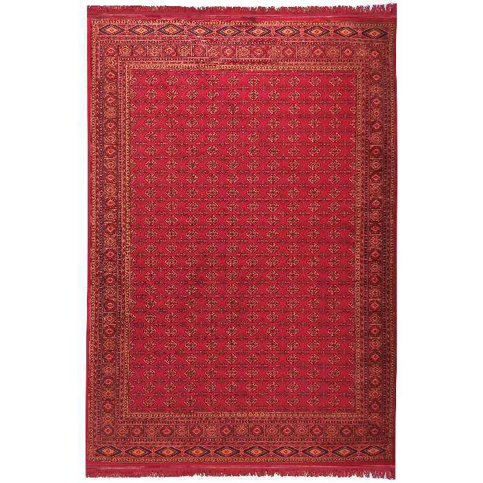 فرش ماشینی زمرد مشهد مدل کهنه نما زمینه لاکی