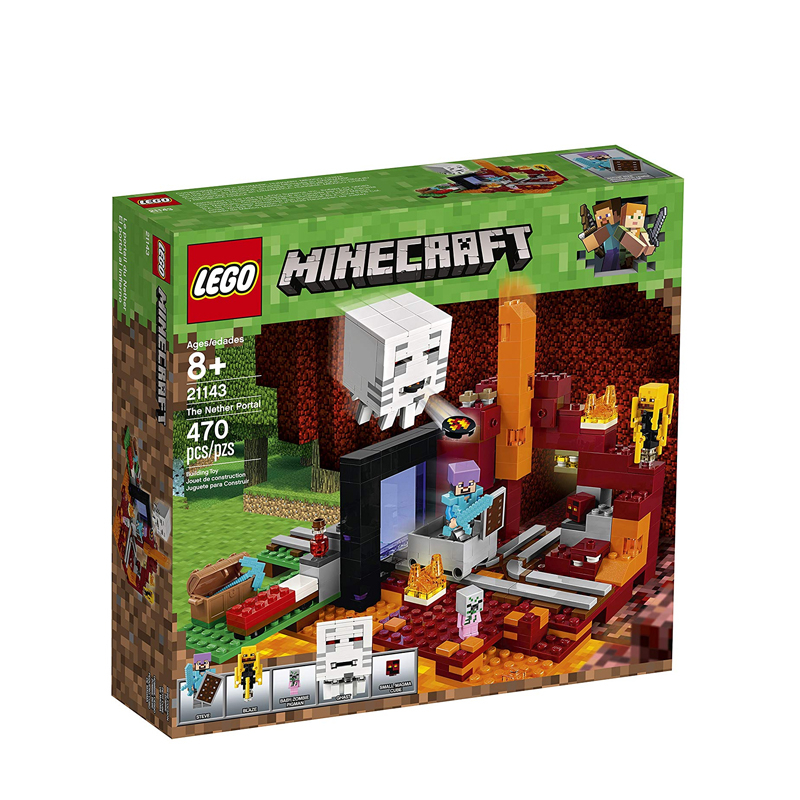 لگو سری Minecraft مذل The Nether Portal کد 21143