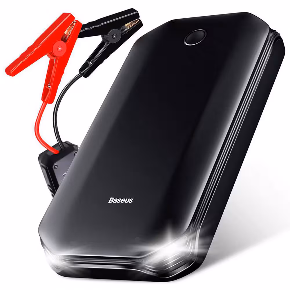 پاوربانک و جامپ استارتر خودرو بیسوس Super Energy CRJS01-02 با ظرفیت 8000 میلی آمپر