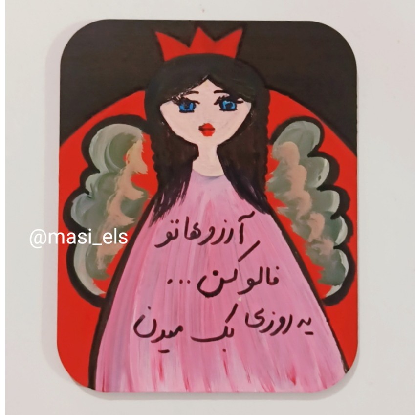 تابلو کوچک طرح فرشته 