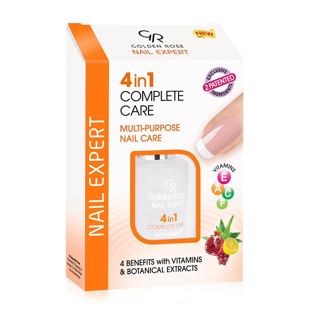 لاک تقویت کننده ناخن گلدن رز مدل complete care