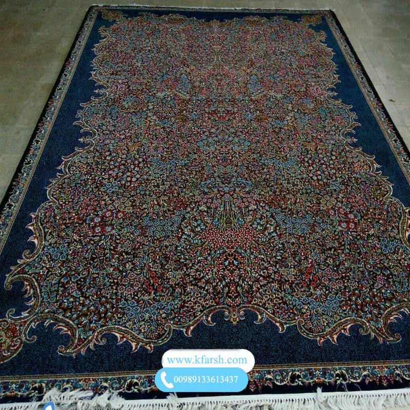 فرش 500 شانه طرح کرمان (سپیدار)