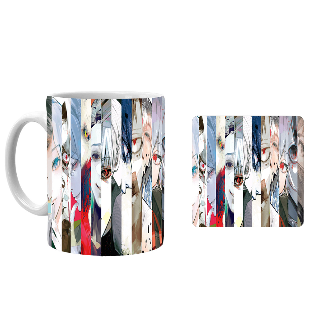 ماگ طرح انیمه توکیو غول xa2 به همراه زیرلیوانی