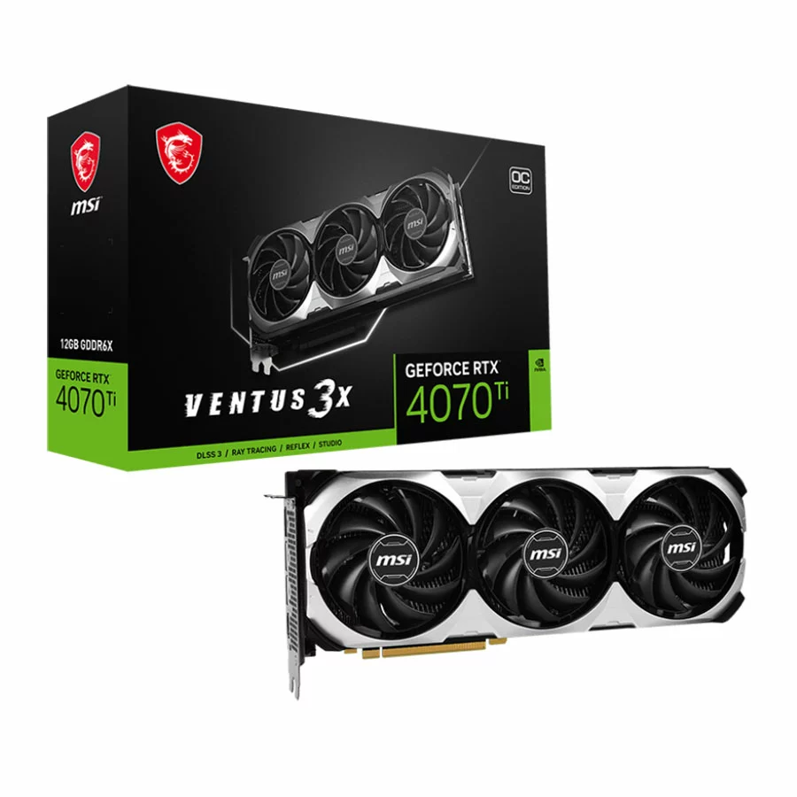 کارت گرافیک ام اس آی GeForce RTX 4070 Ti VENTUS 3X 12G OC