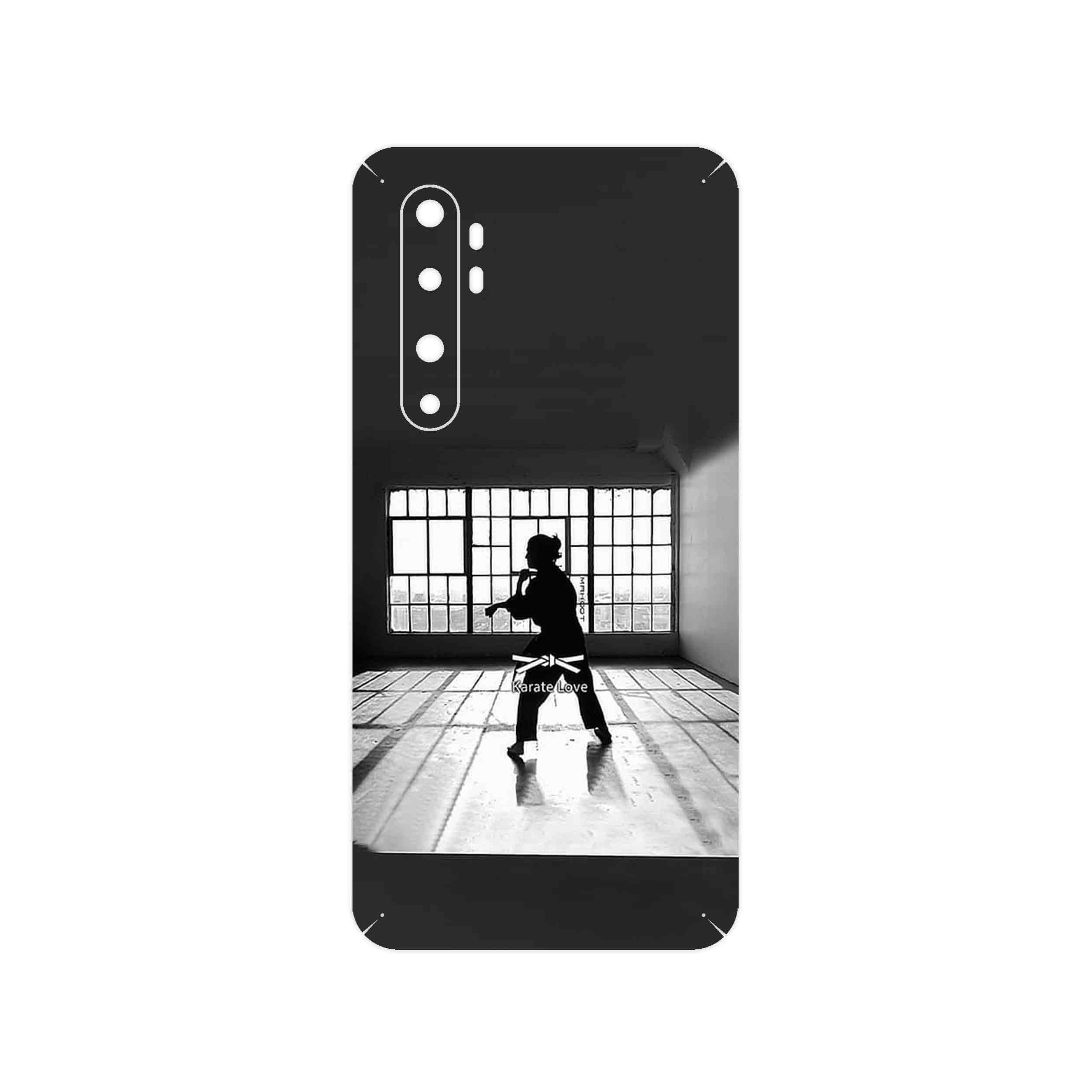 برچسب پوششی ماهوت مدل Karate مناسب برای گوشی موبایل شیائومی Mi Note 10 Lite
