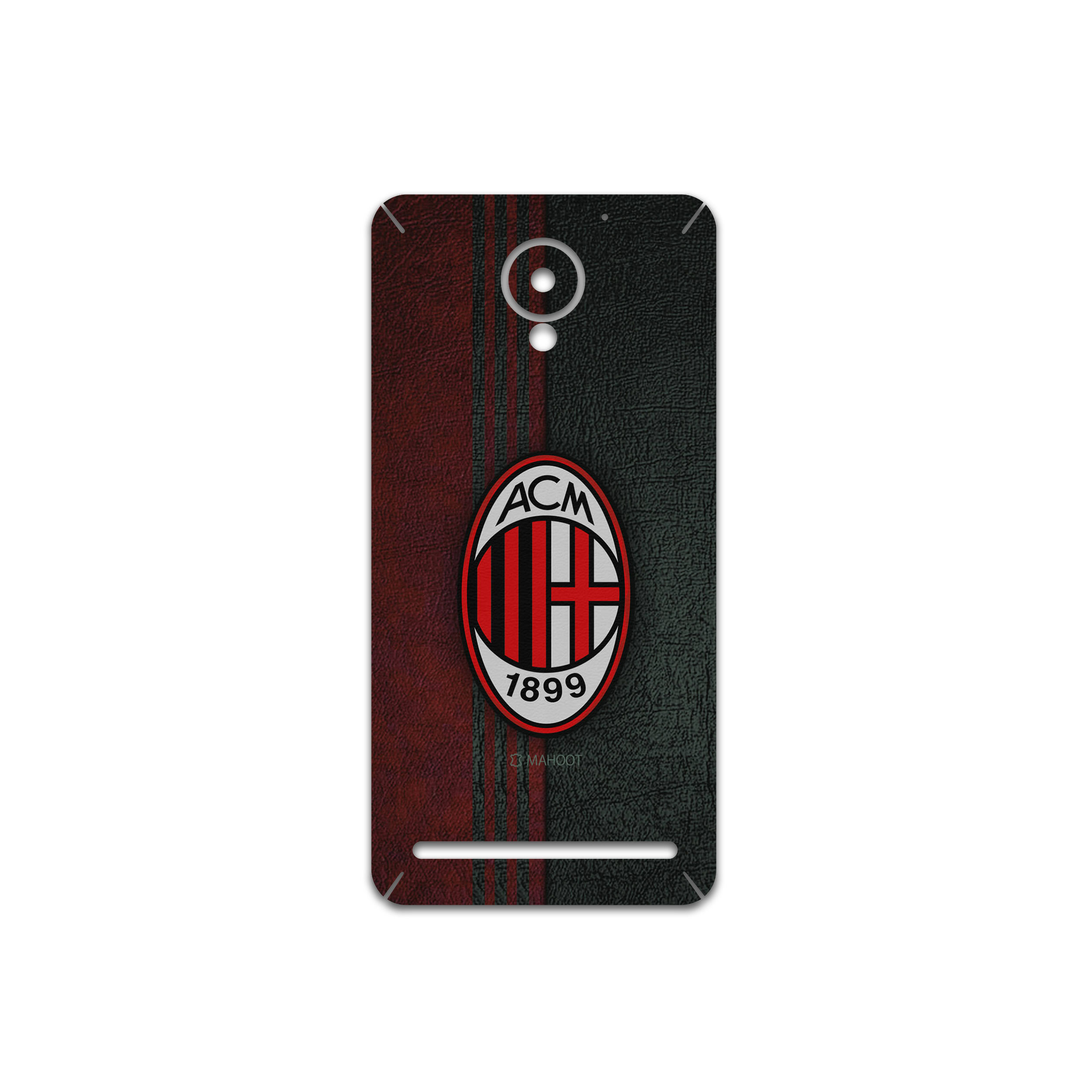 برچسب پوششی ماهوت مدل AC-Milan-FC مناسب برای گوشی موبایل لنوو Vibe C2
