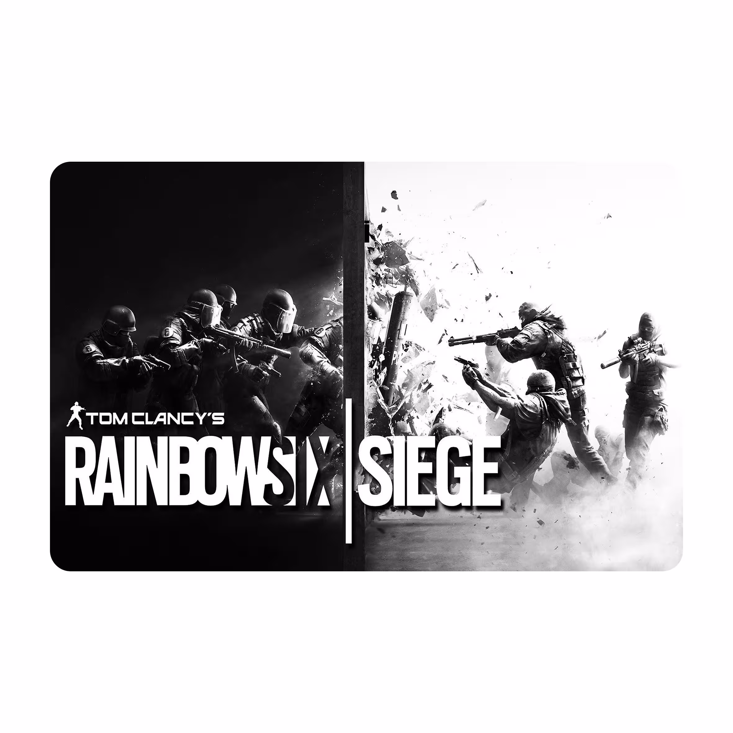 ماوس پد طرح rainbow six siege مدل mpb783