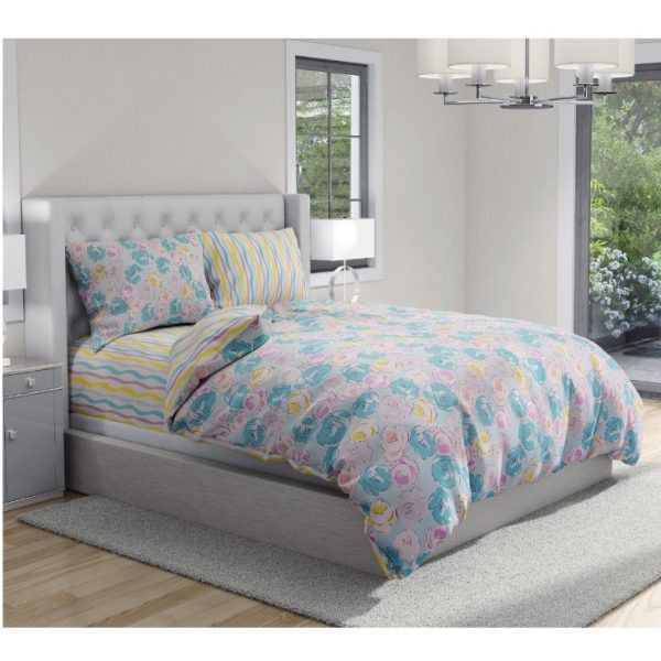 سرویس روتختی یکنفره کارینا Blue Rose