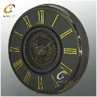 ساعت دیواری اورجینال آرتمیس آلیاژ فلزی تیتانیوم| کد رفرنس 90046، مدل: 2044Titanium Gold