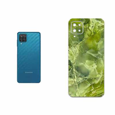 برچسب پوششی ماهوت مدل Green Crystal Marble مناسب برای گوشی موبایل سامسونگ Galaxy A12