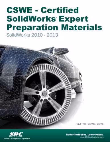 خرید و دانلود نسخه کامل کتاب CSWE - Certified SolidWorks Expert Preparation Materials