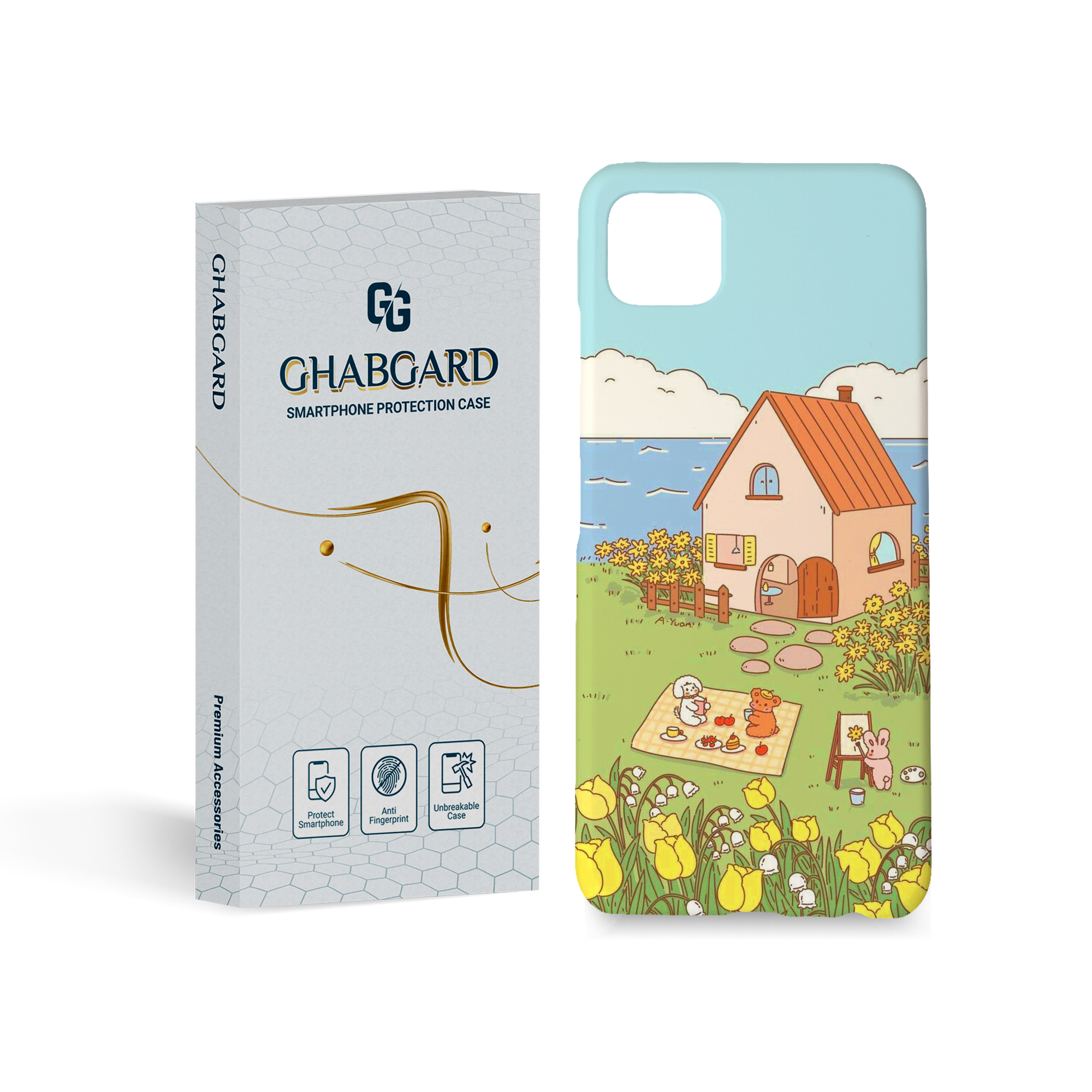 کاور قاب گارد مدل دخترانه مناسب برای گوشی موبایل سامسونگ Galaxy A22 5g