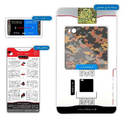 برچسب پوششی ماهوت مدل Army-Autumn-pixel مناسب برای گوشی موبایل شیائومی Mi 4i