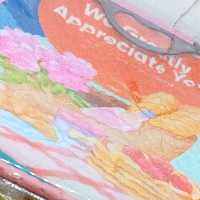 کیف نان مخملی رزین کاری شده 