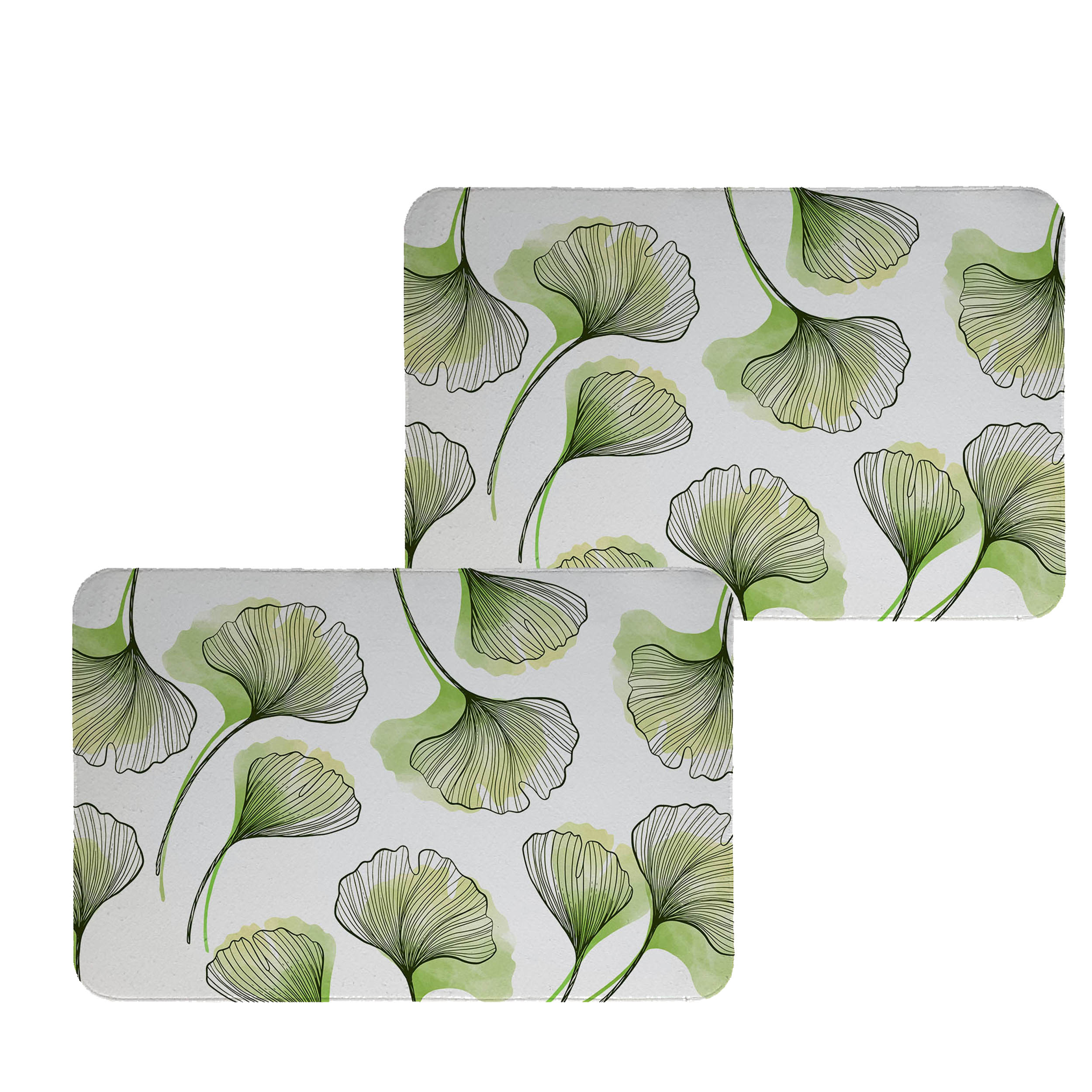 زیربشقابی طرح برگ کد 8521 مجموعه 2 عددی