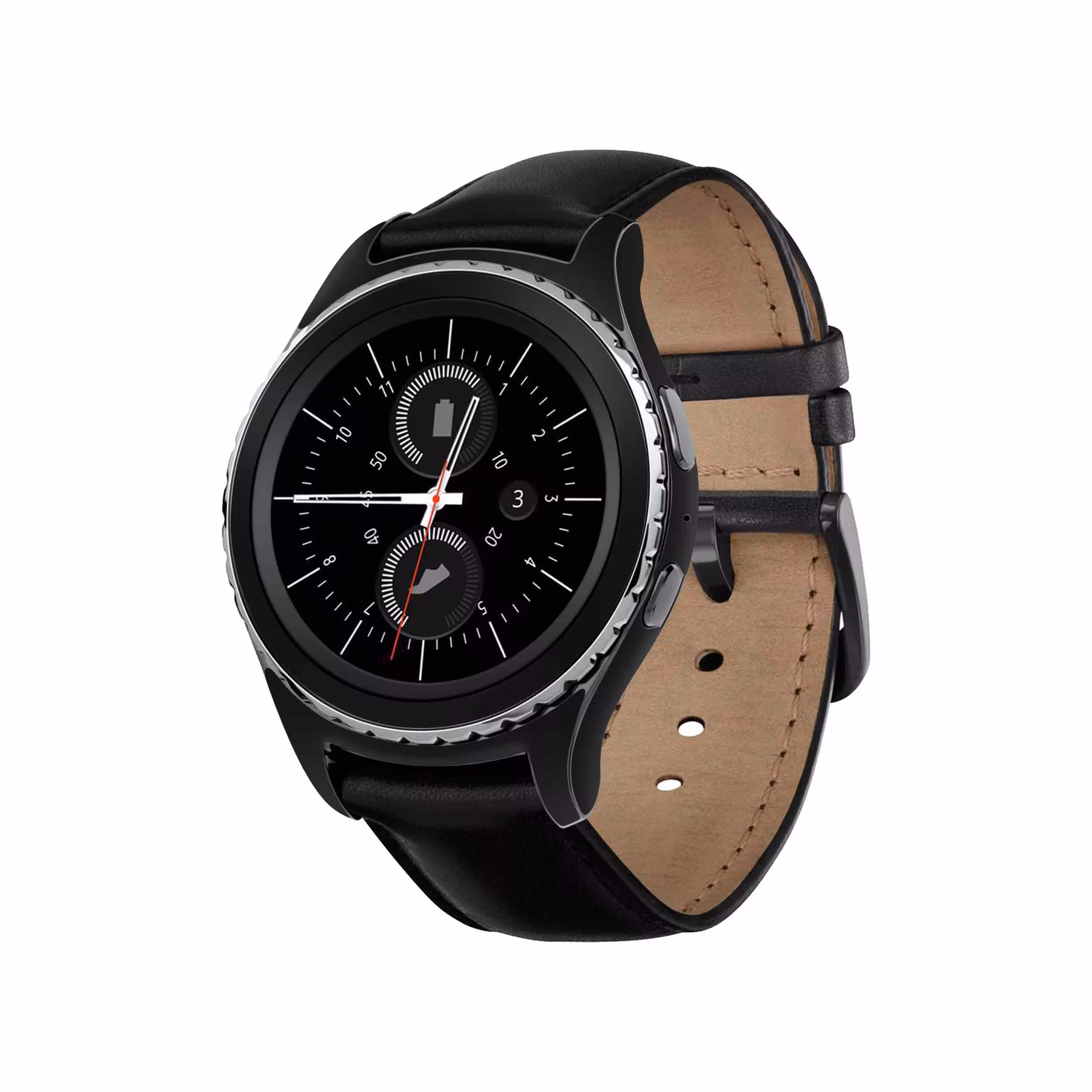برچسب ماهوت طرح Matte-Black مناسب برای ساعت هوشمند سامسونگ Galaxy Gear S2 Classic