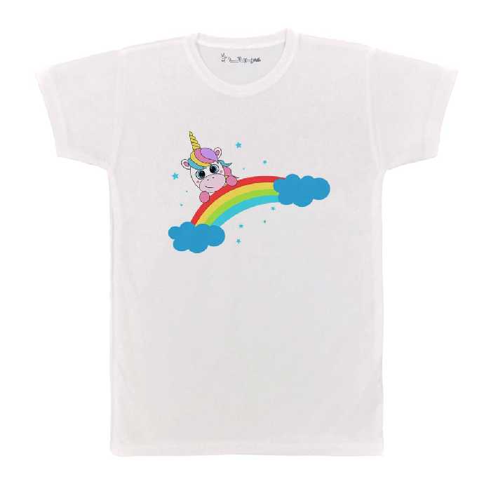 تی شرت بچگانه پرمانه طرح یونیکورن کد pmt.3374