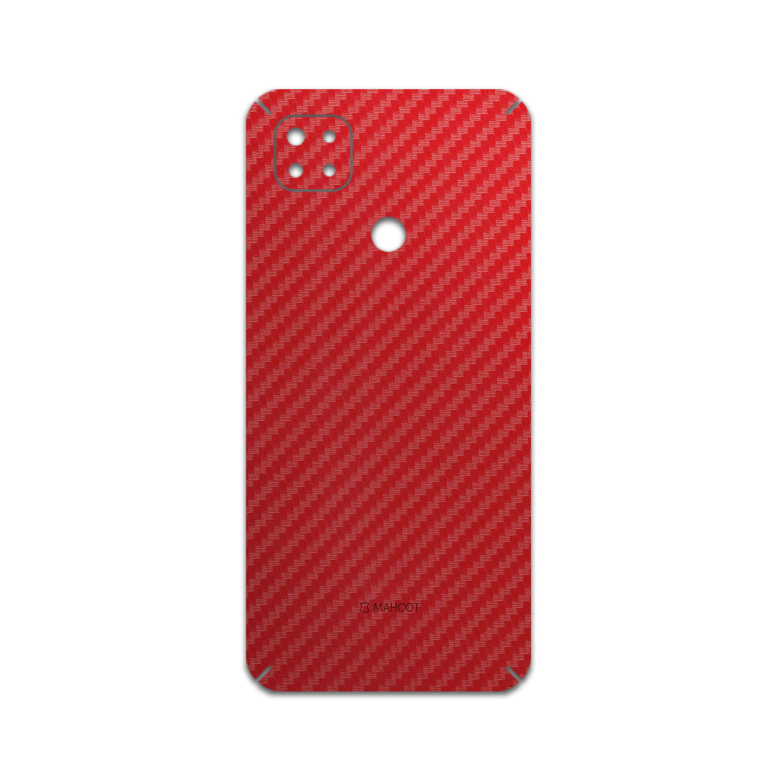 برچسب پوششی ماهوت مدل Red-Fiber مناسب برای گوشی موبایل شیائومی Redmi 9C NFC