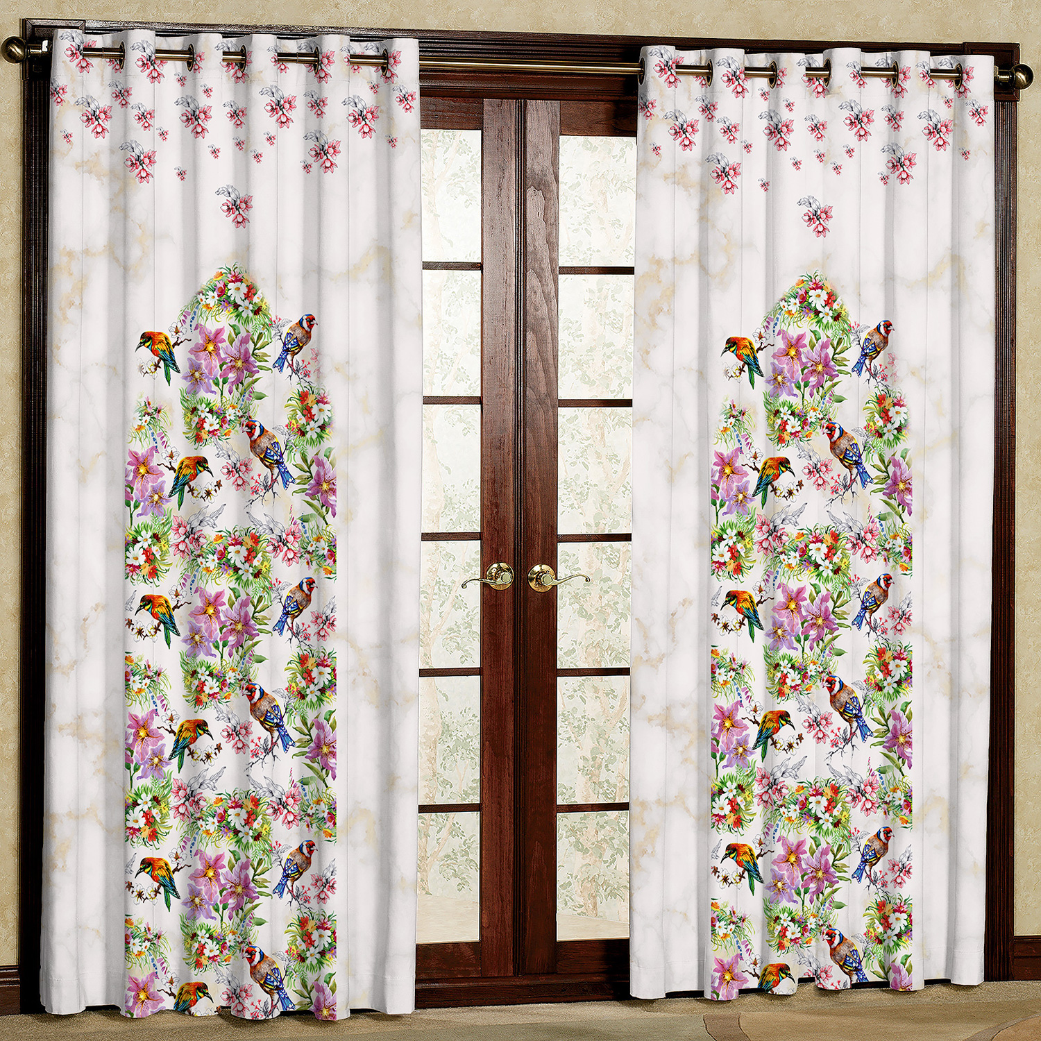 پرده مدل طرح دار مخمل پانچی کد 4552 سایز 200x140 سانتی متر