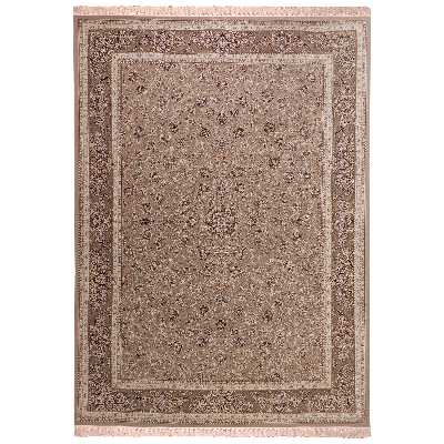 فرش زمرد مشهد طرح افشان زمینه بژ