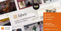 دانلود قالب پارچه فروشی و خیاطی Fabric برای وردپرس