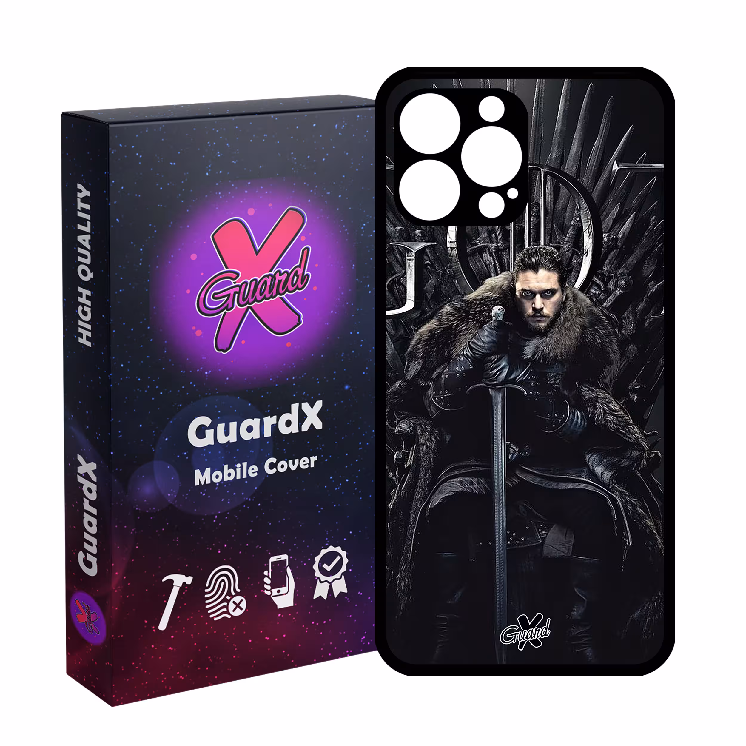 کاور گارد ایکس طرح Jon Snow مدل Glass10416 مناسب برای گوشی موبایل اپل iPhone 13 Pro Max