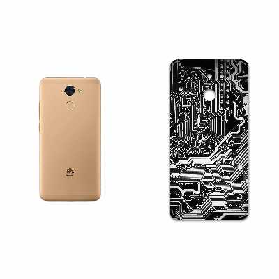 برچسب پوششی ماهوت مدل Black Printed Circuit Board مناسب برای گوشی موبایل هوآوی Y7 Prime
